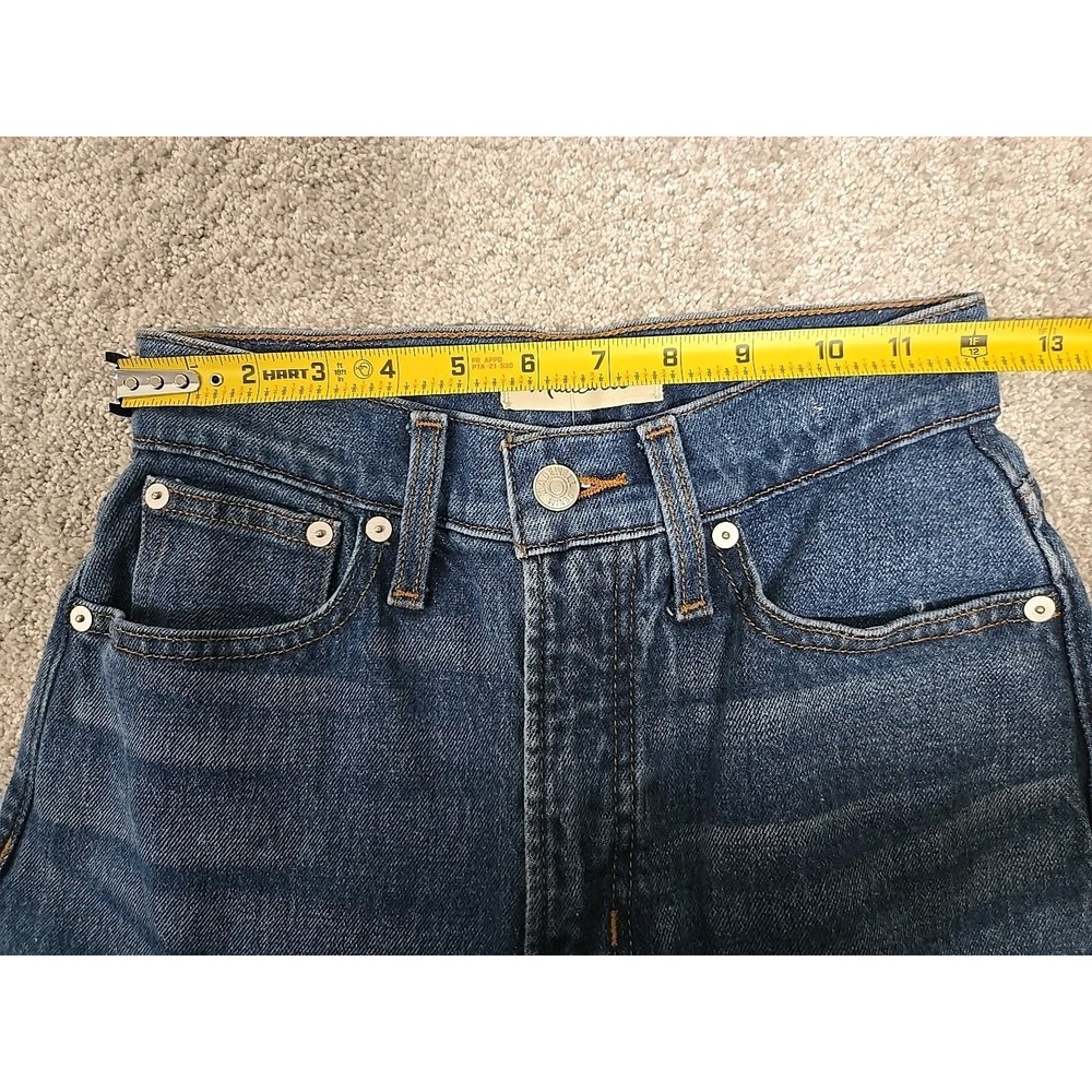 MADEWELL Perfect Vintage Straight Jean High‎ Waisted Blue Medium Wash Women's 23 - Picture 8 of 11